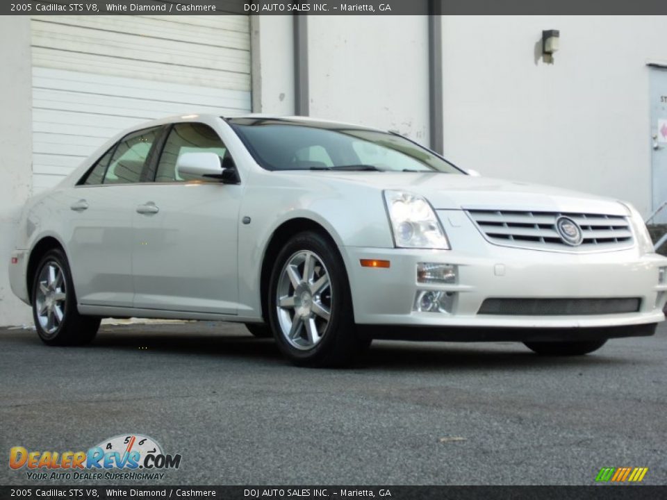 2005 Cadillac STS V8 White Diamond / Cashmere Photo #2