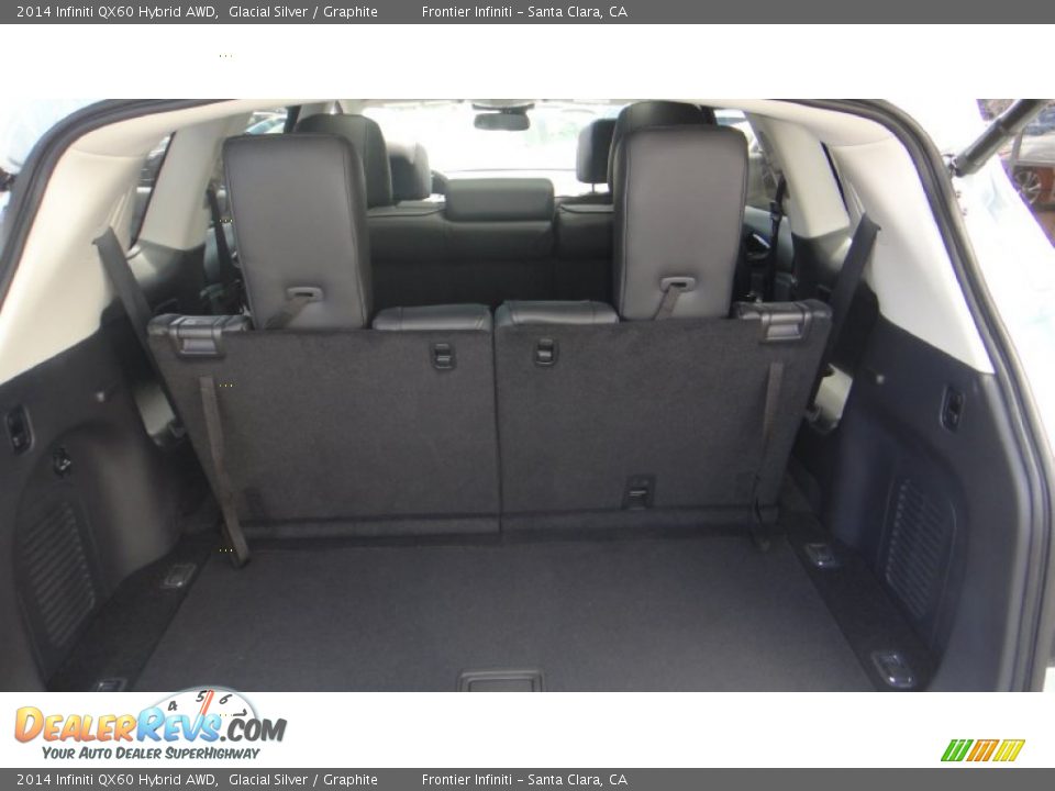 2014 Infiniti QX60 Hybrid AWD Glacial Silver / Graphite Photo #12