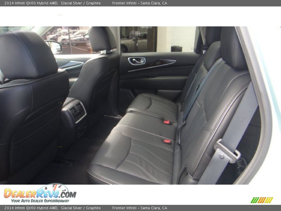 Rear Seat of 2014 Infiniti QX60 Hybrid AWD Photo #15