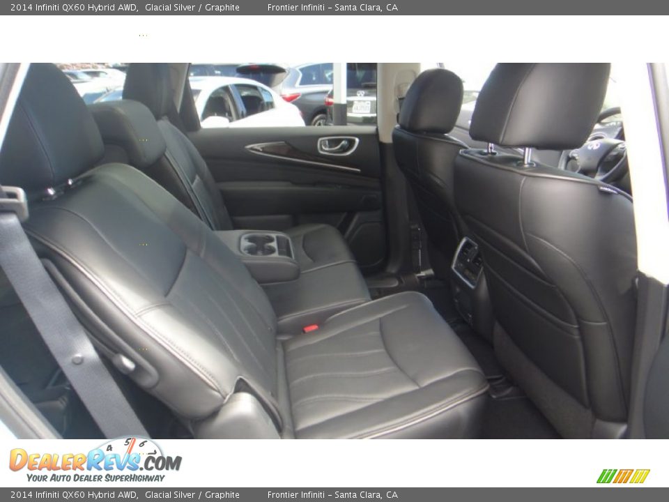 Rear Seat of 2014 Infiniti QX60 Hybrid AWD Photo #16