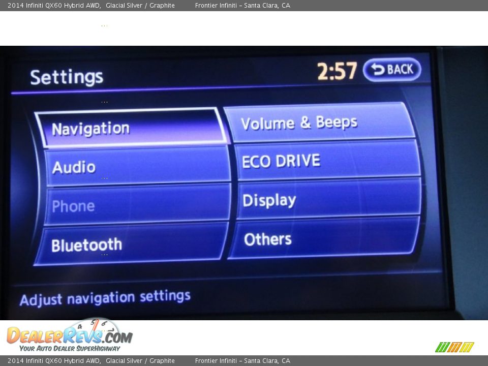 2014 Infiniti QX60 Hybrid AWD Glacial Silver / Graphite Photo #28