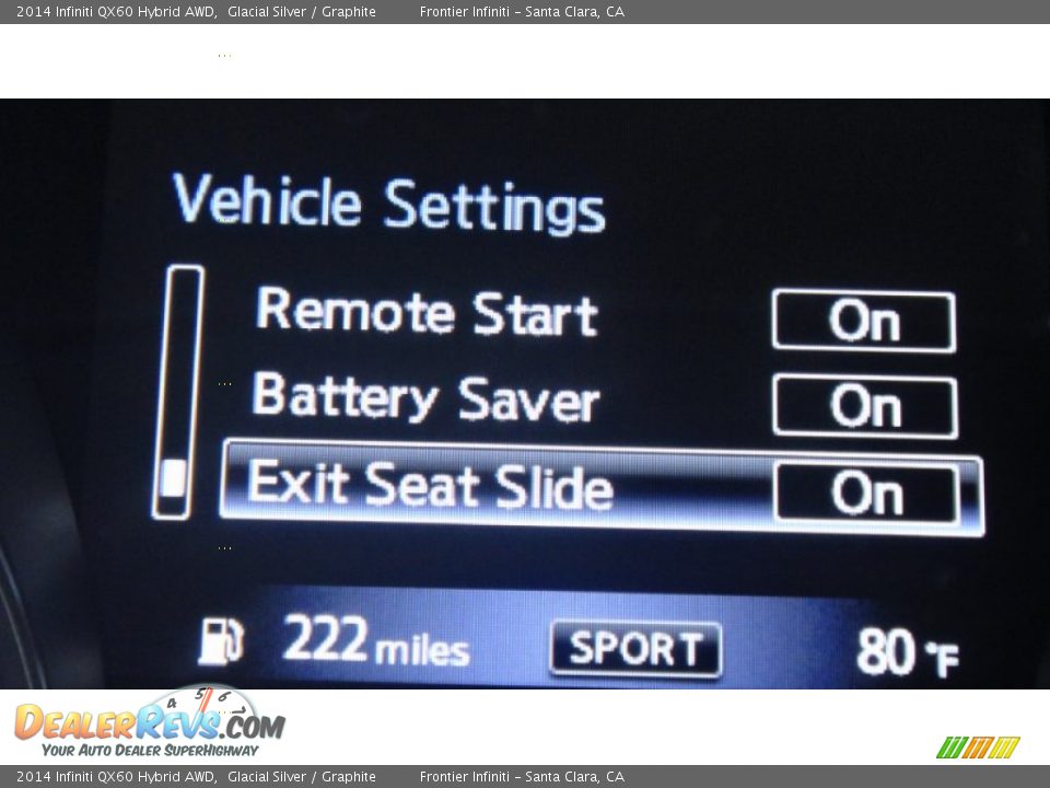 2014 Infiniti QX60 Hybrid AWD Glacial Silver / Graphite Photo #30
