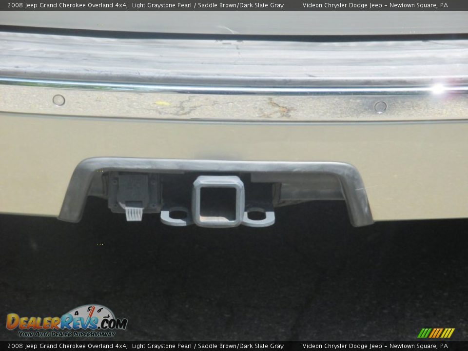 2008 Jeep Grand Cherokee Overland 4x4 Light Graystone Pearl / Saddle Brown/Dark Slate Gray Photo #18