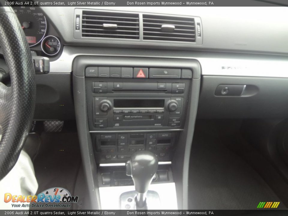 2006 Audi A4 2.0T quattro Sedan Light Silver Metallic / Ebony Photo #5
