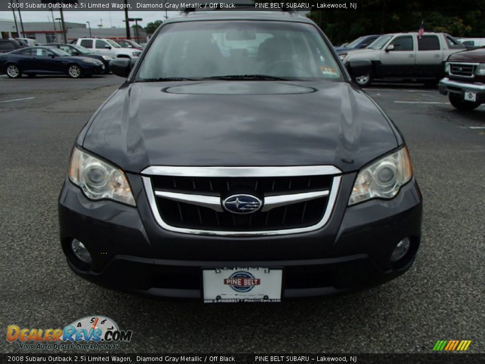 2008 Subaru Outback 2.5i Limited Wagon Diamond Gray Metallic / Off Black Photo #2