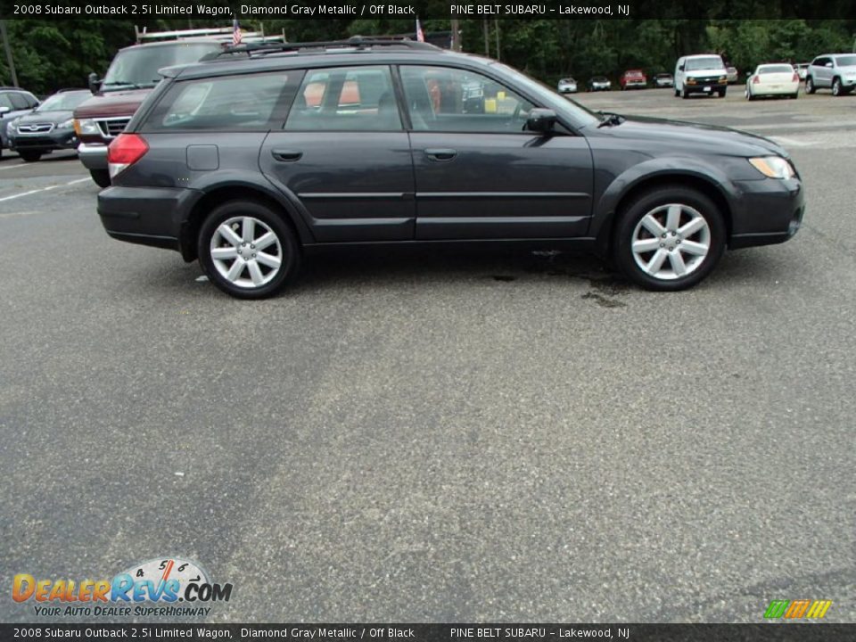 2008 Subaru Outback 2.5i Limited Wagon Diamond Gray Metallic / Off Black Photo #4