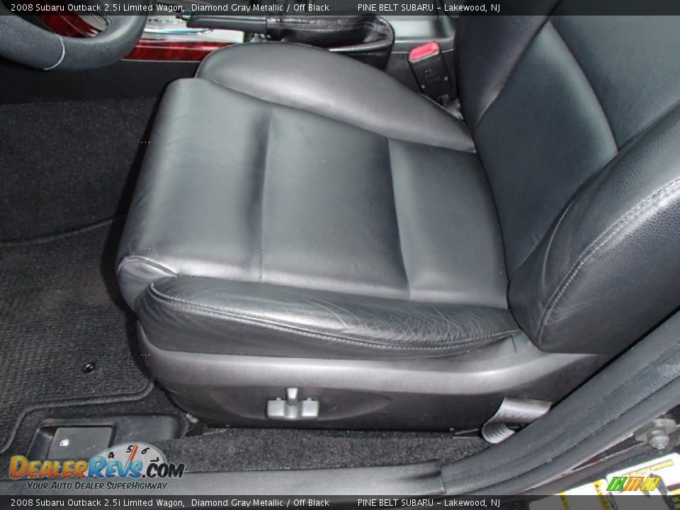 2008 Subaru Outback 2.5i Limited Wagon Diamond Gray Metallic / Off Black Photo #9