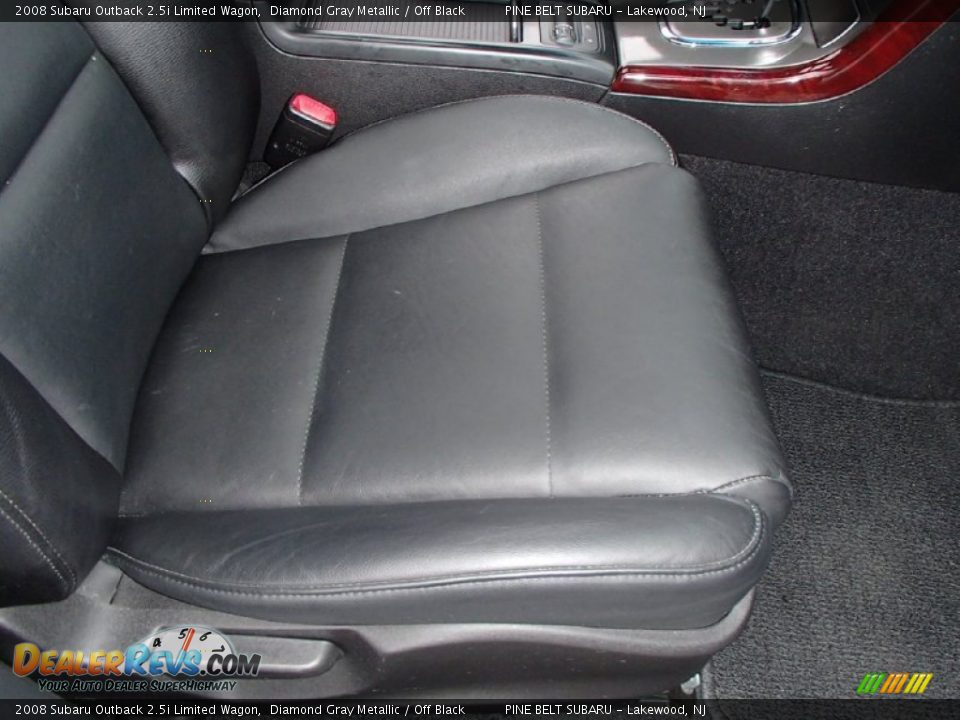 2008 Subaru Outback 2.5i Limited Wagon Diamond Gray Metallic / Off Black Photo #10