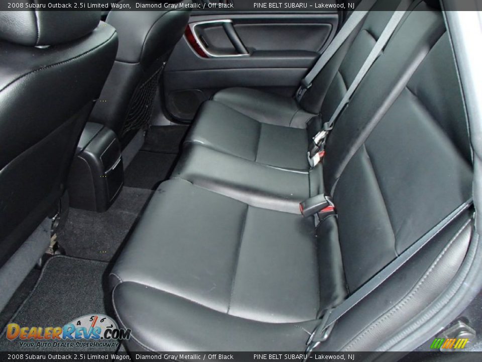 2008 Subaru Outback 2.5i Limited Wagon Diamond Gray Metallic / Off Black Photo #11