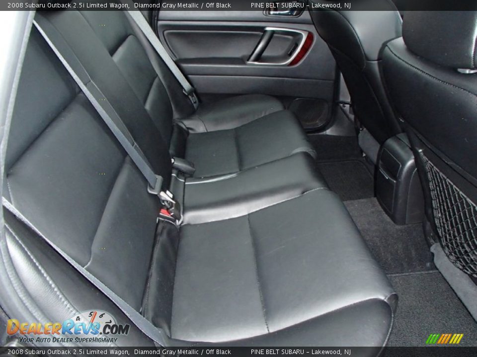 2008 Subaru Outback 2.5i Limited Wagon Diamond Gray Metallic / Off Black Photo #12