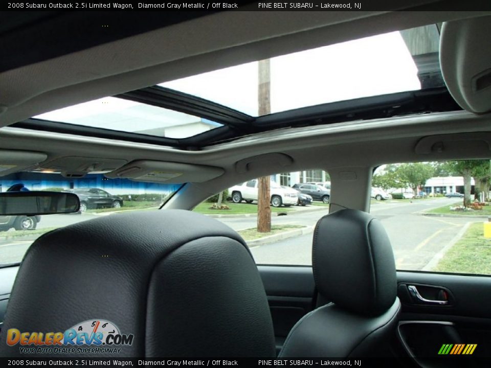 2008 Subaru Outback 2.5i Limited Wagon Diamond Gray Metallic / Off Black Photo #13