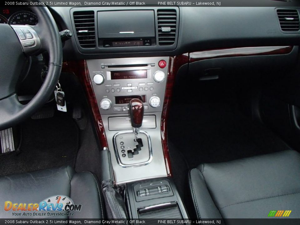 2008 Subaru Outback 2.5i Limited Wagon Diamond Gray Metallic / Off Black Photo #14