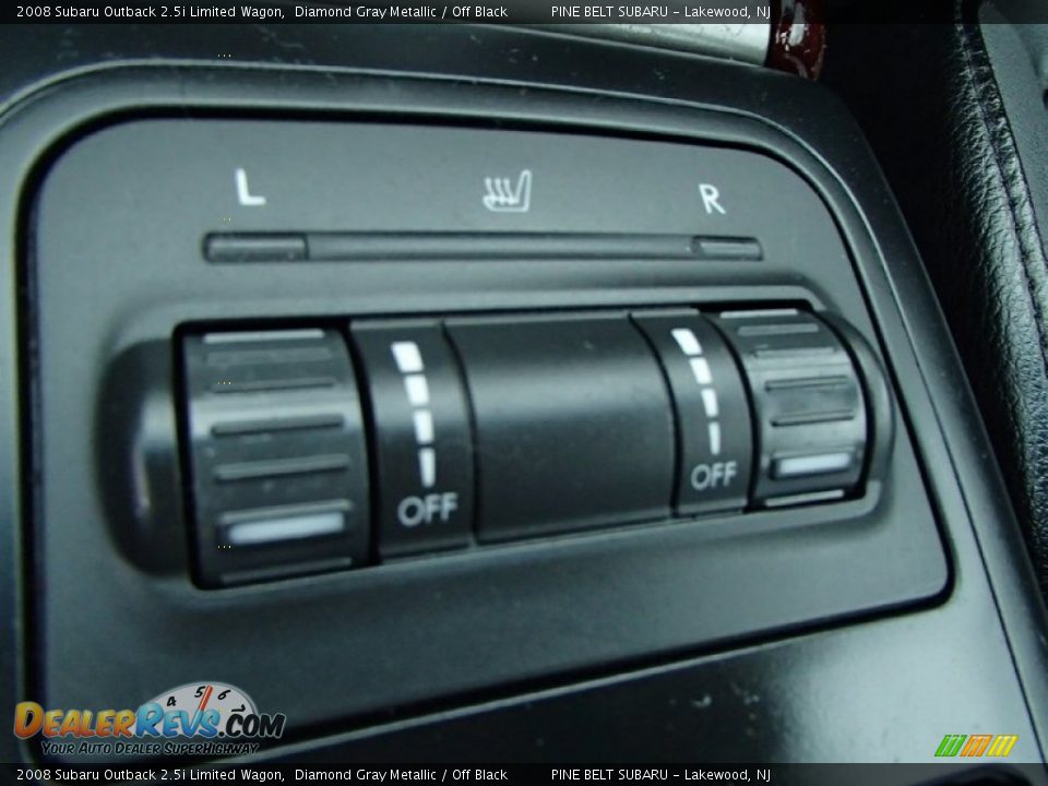 2008 Subaru Outback 2.5i Limited Wagon Diamond Gray Metallic / Off Black Photo #18