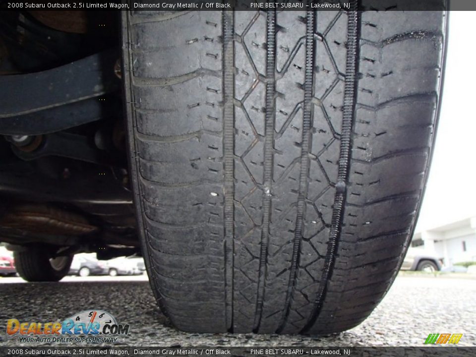 2008 Subaru Outback 2.5i Limited Wagon Diamond Gray Metallic / Off Black Photo #21