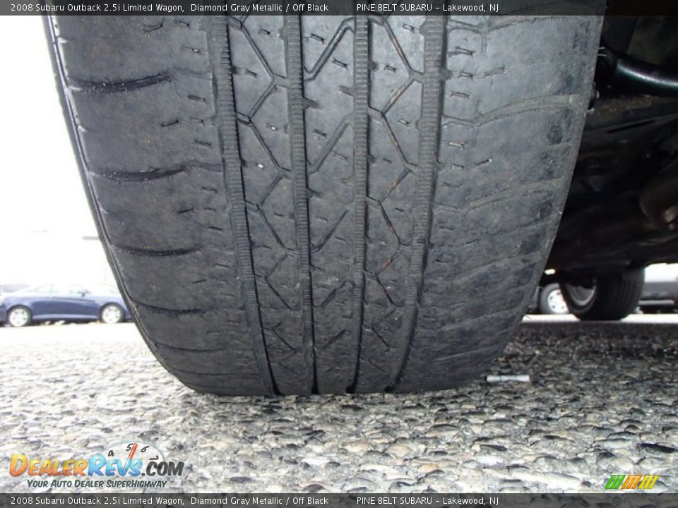 2008 Subaru Outback 2.5i Limited Wagon Diamond Gray Metallic / Off Black Photo #22