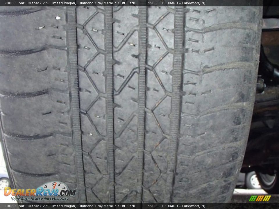 2008 Subaru Outback 2.5i Limited Wagon Diamond Gray Metallic / Off Black Photo #23