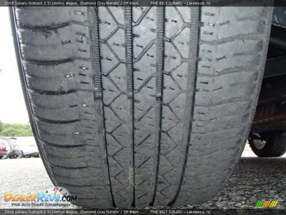 2008 Subaru Outback 2.5i Limited Wagon Diamond Gray Metallic / Off Black Photo #24