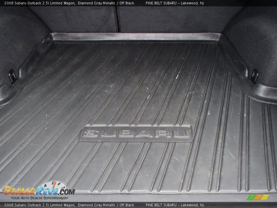 2008 Subaru Outback 2.5i Limited Wagon Diamond Gray Metallic / Off Black Photo #25