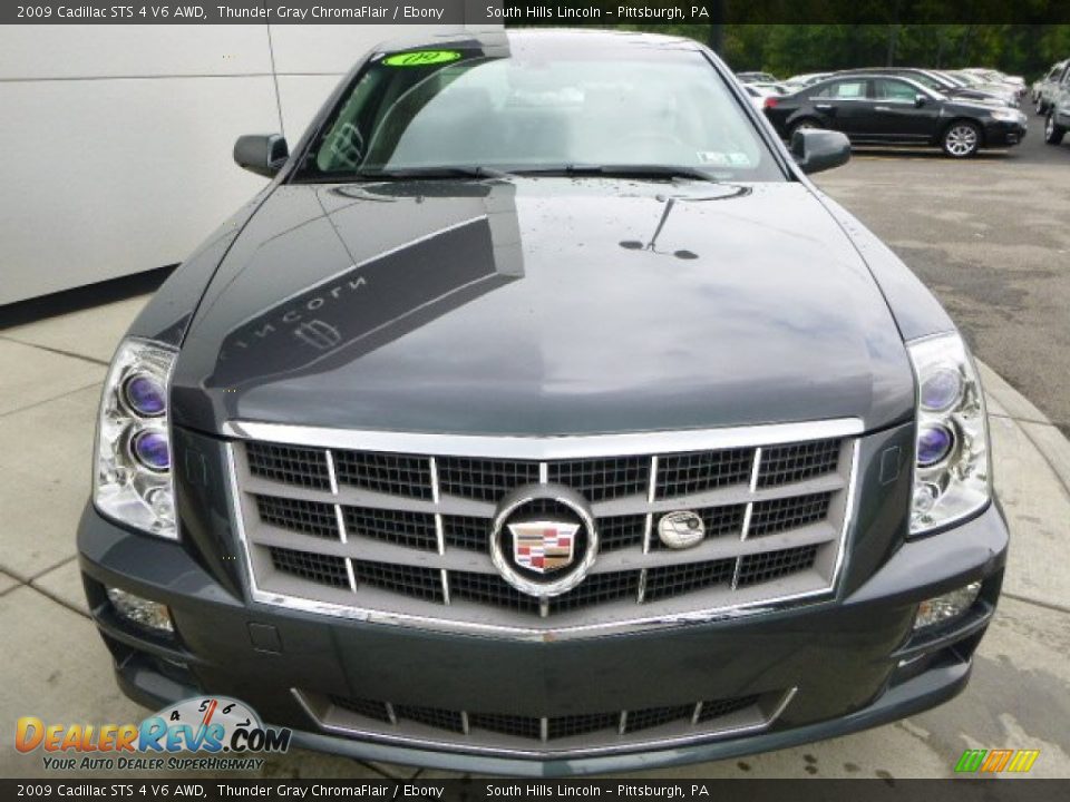 2009 Cadillac STS 4 V6 AWD Thunder Gray ChromaFlair / Ebony Photo #8