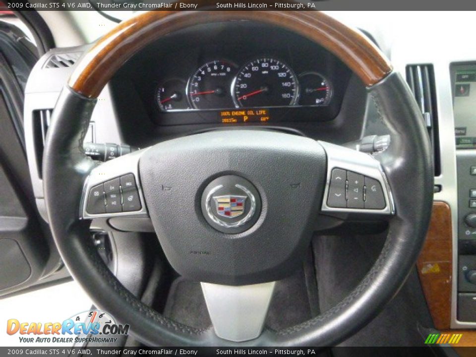 2009 Cadillac STS 4 V6 AWD Steering Wheel Photo #21