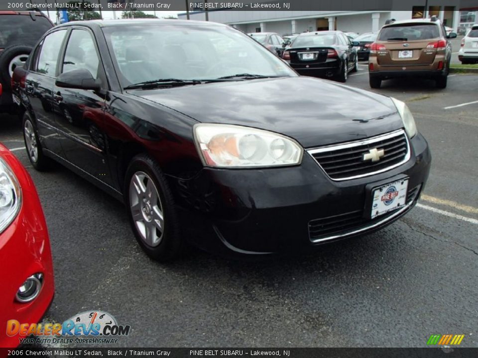2006 Chevrolet Malibu LT Sedan Black / Titanium Gray Photo #3