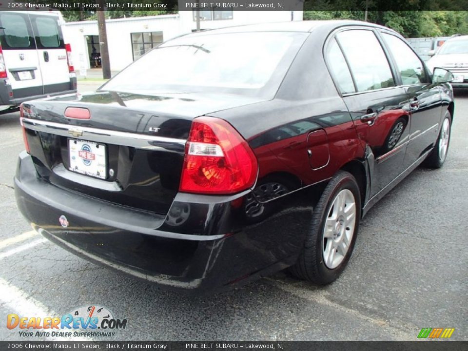 2006 Chevrolet Malibu LT Sedan Black / Titanium Gray Photo #4