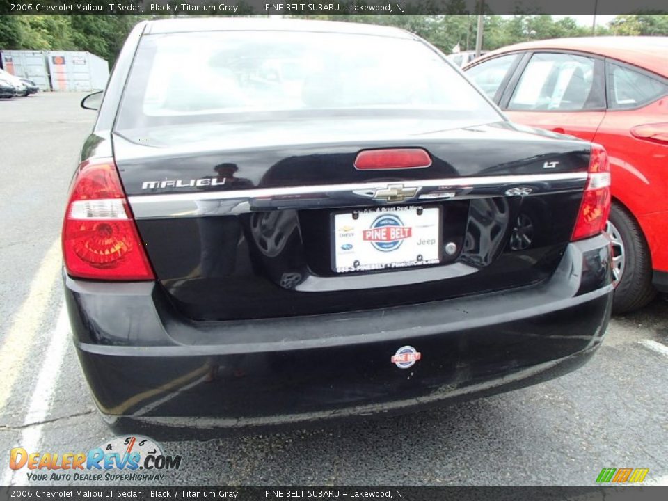 2006 Chevrolet Malibu LT Sedan Black / Titanium Gray Photo #5