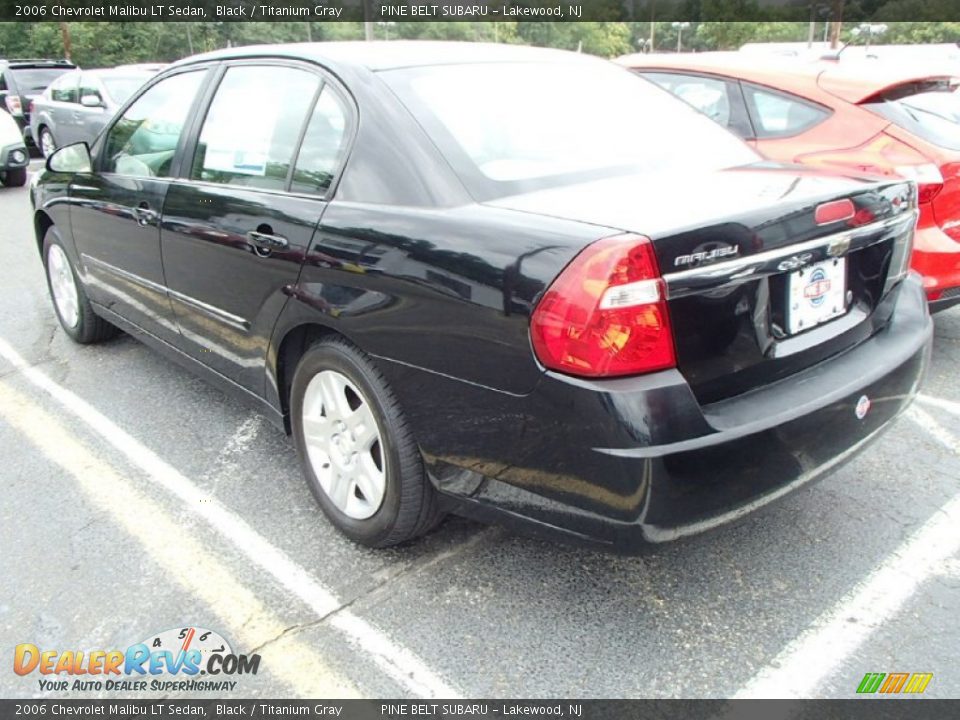2006 Chevrolet Malibu LT Sedan Black / Titanium Gray Photo #6