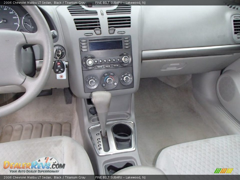 2006 Chevrolet Malibu LT Sedan Black / Titanium Gray Photo #12