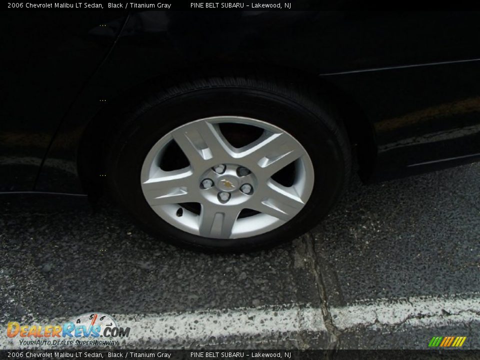 2006 Chevrolet Malibu LT Sedan Black / Titanium Gray Photo #15