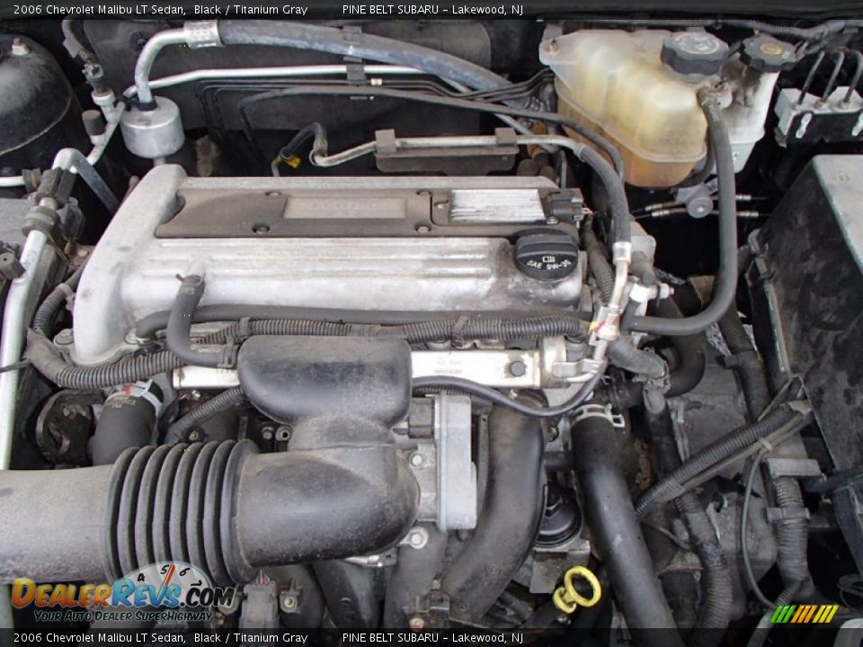 2006 Chevrolet Malibu LT Sedan Black / Titanium Gray Photo #16