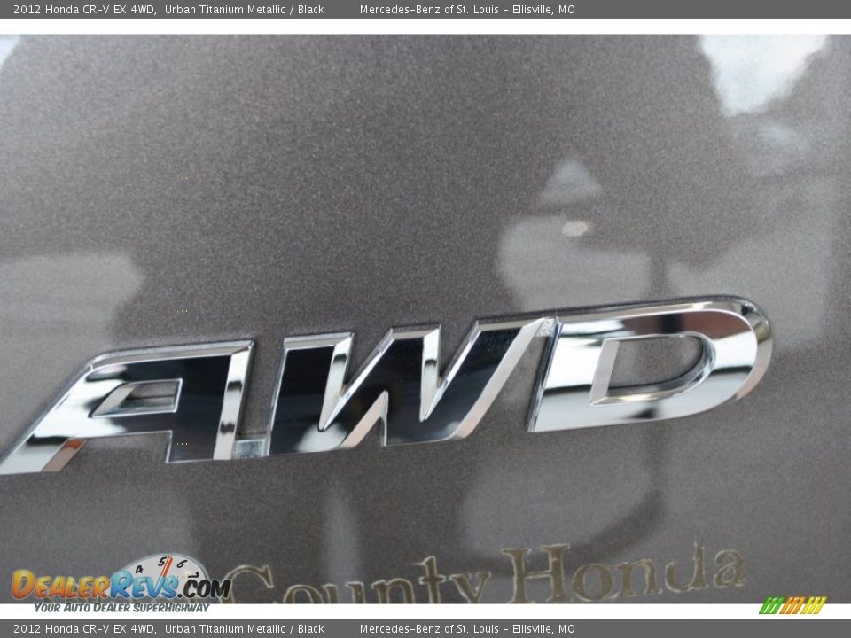 2012 Honda CR-V EX 4WD Urban Titanium Metallic / Black Photo #7