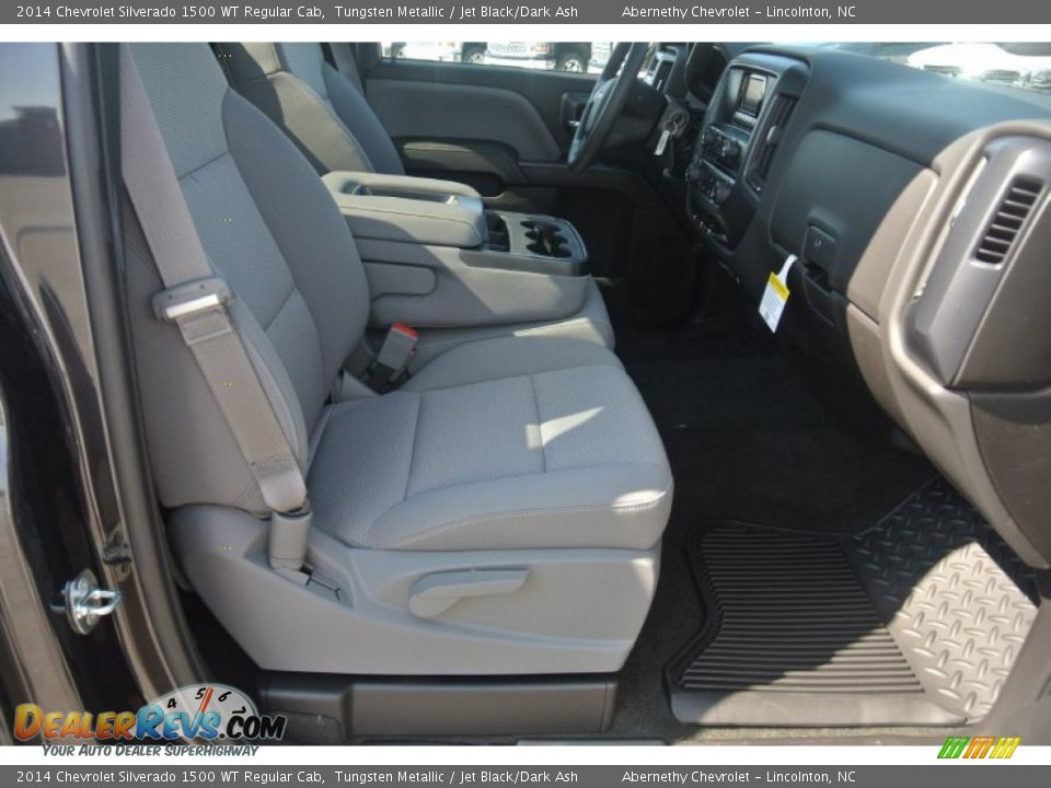 2014 Chevrolet Silverado 1500 WT Regular Cab Tungsten Metallic / Jet Black/Dark Ash Photo #15