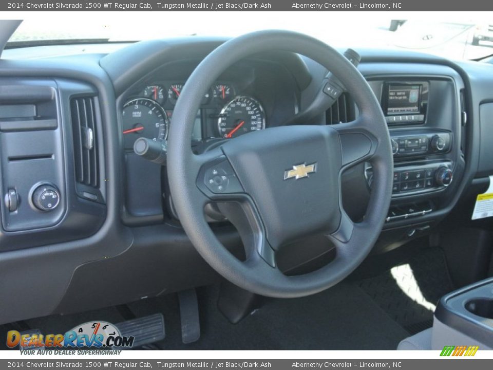2014 Chevrolet Silverado 1500 WT Regular Cab Tungsten Metallic / Jet Black/Dark Ash Photo #19