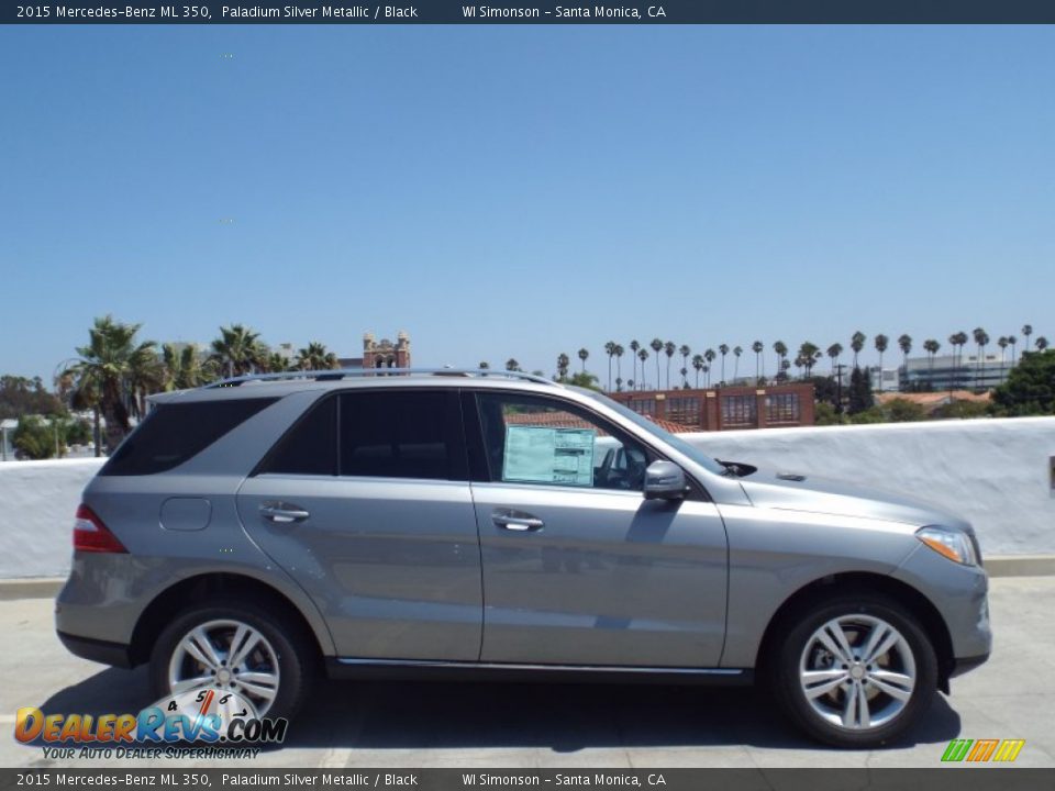 Paladium Silver Metallic 2015 Mercedes-Benz ML 350 Photo #3