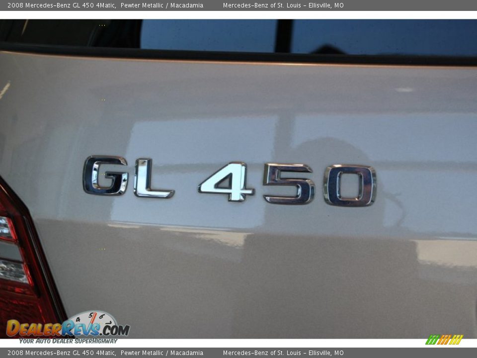 2008 Mercedes-Benz GL 450 4Matic Pewter Metallic / Macadamia Photo #11