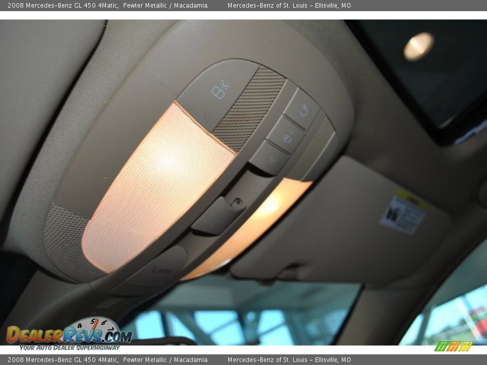 2008 Mercedes-Benz GL 450 4Matic Pewter Metallic / Macadamia Photo #24