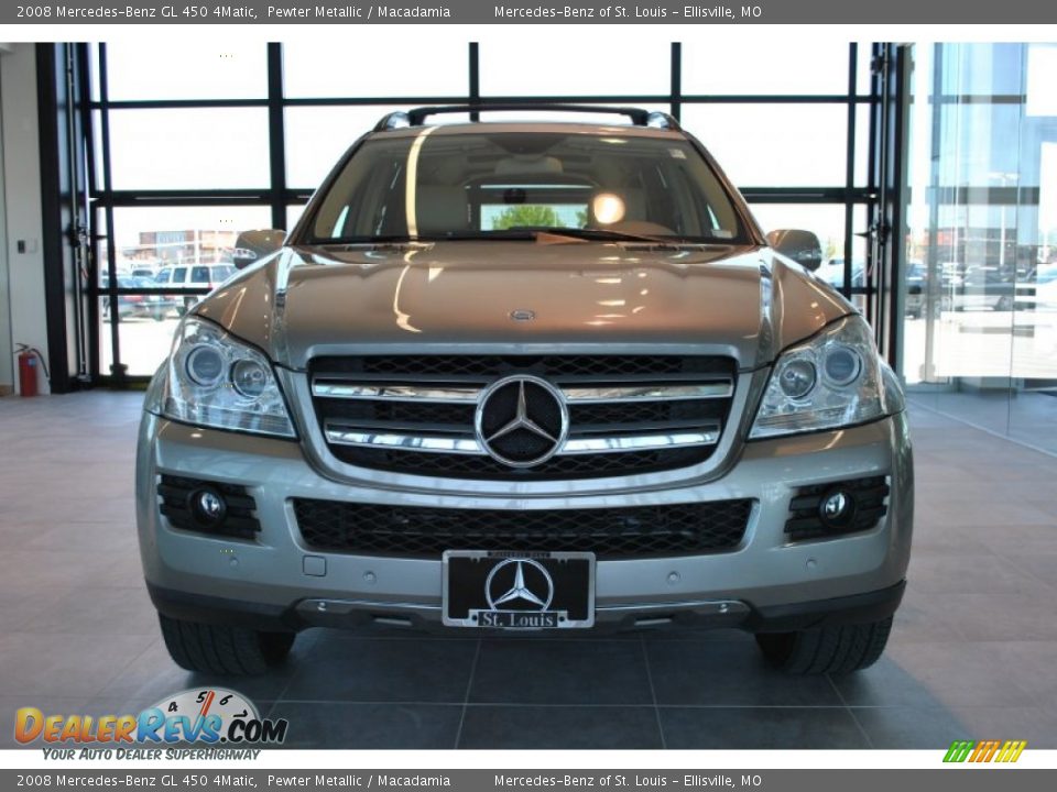 2008 Mercedes-Benz GL 450 4Matic Pewter Metallic / Macadamia Photo #26