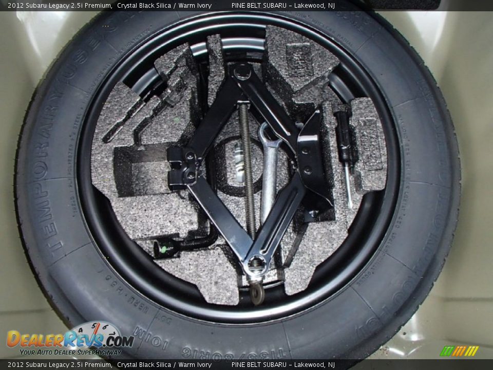 2012 Subaru Legacy 2.5i Premium Crystal Black Silica / Warm Ivory Photo #21