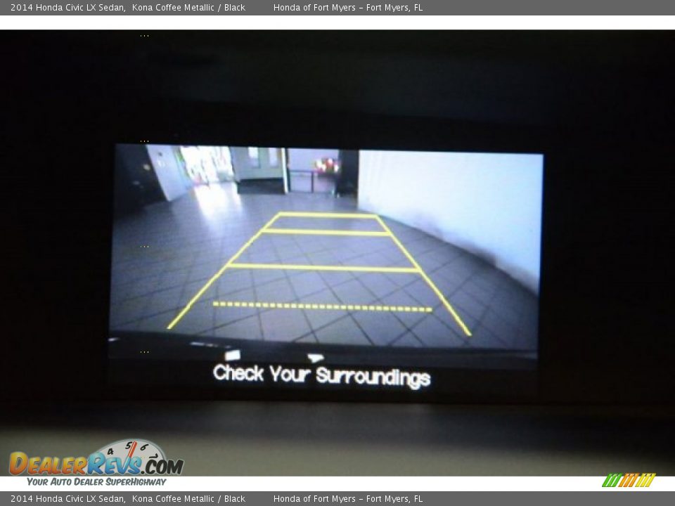 2014 Honda Civic LX Sedan Kona Coffee Metallic / Black Photo #18