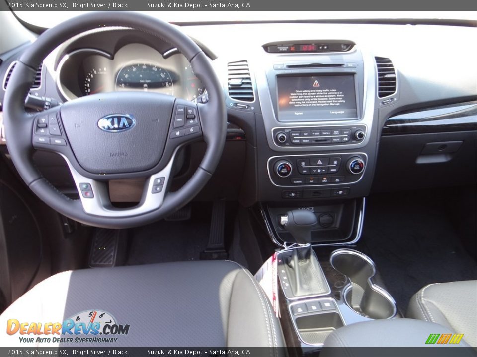 2015 Kia Sorento SX Bright Silver / Black Photo #10