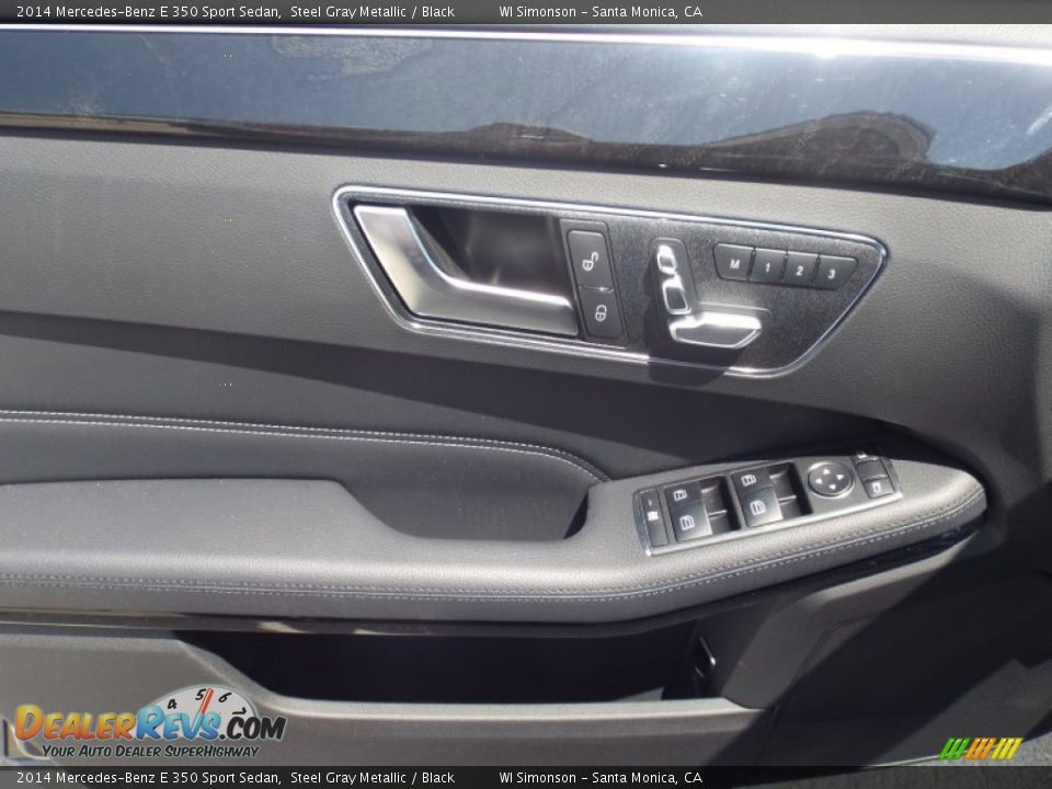 2014 Mercedes-Benz E 350 Sport Sedan Steel Gray Metallic / Black Photo #6