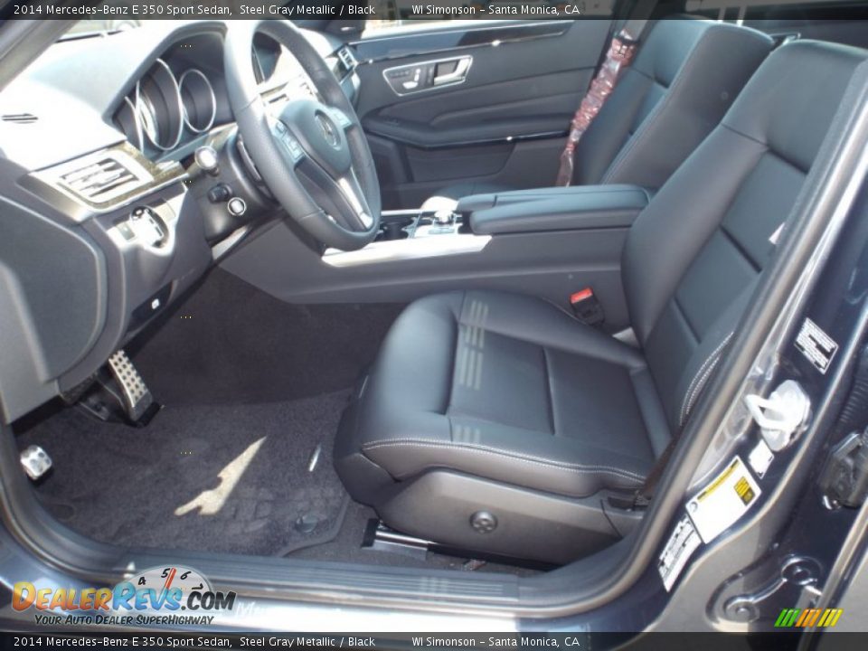 2014 Mercedes-Benz E 350 Sport Sedan Steel Gray Metallic / Black Photo #7