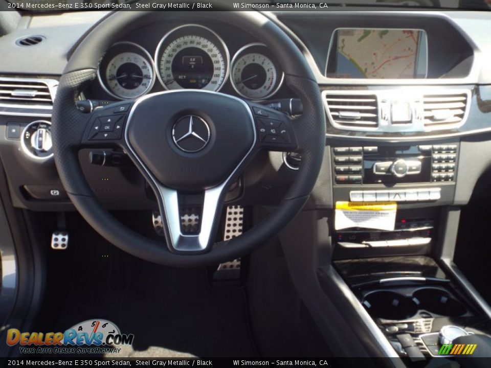 2014 Mercedes-Benz E 350 Sport Sedan Steel Gray Metallic / Black Photo #9