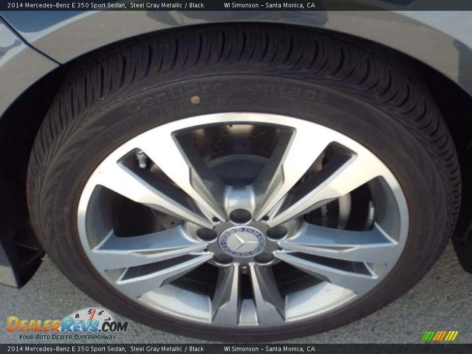 2014 Mercedes-Benz E 350 Sport Sedan Steel Gray Metallic / Black Photo #10