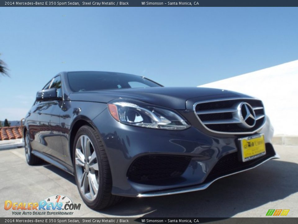 2014 Mercedes-Benz E 350 Sport Sedan Steel Gray Metallic / Black Photo #11
