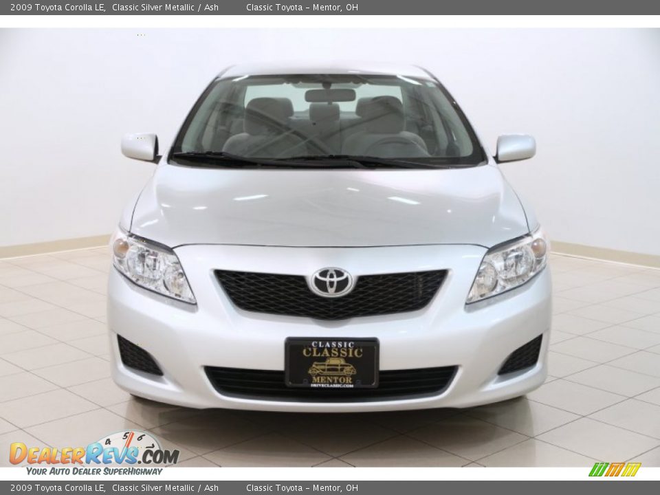 2009 Toyota Corolla LE Classic Silver Metallic / Ash Photo #2