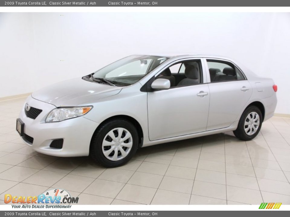 2009 Toyota Corolla LE Classic Silver Metallic / Ash Photo #3