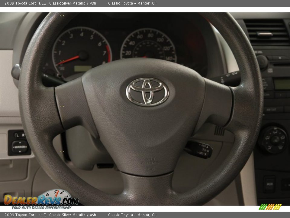 2009 Toyota Corolla LE Classic Silver Metallic / Ash Photo #6
