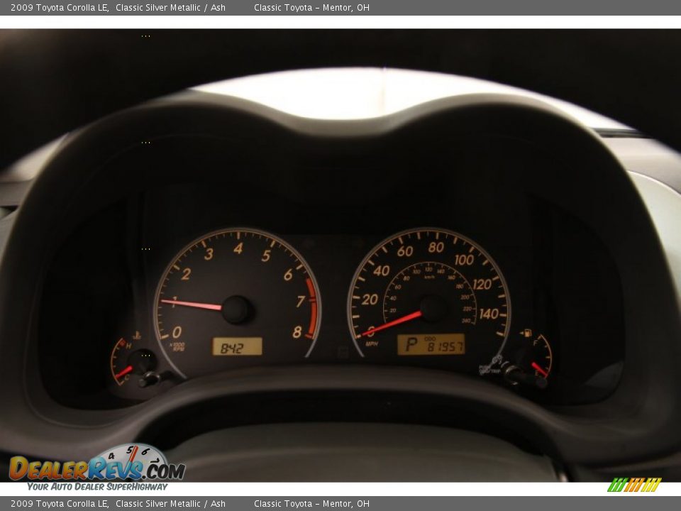 2009 Toyota Corolla LE Classic Silver Metallic / Ash Photo #7